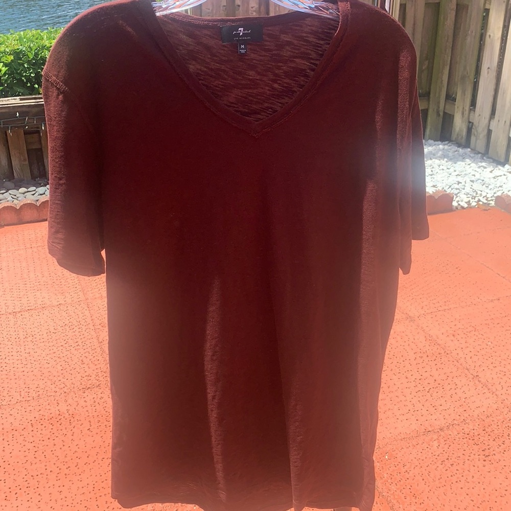 7 for all Mankind V-neck Tee Shirt